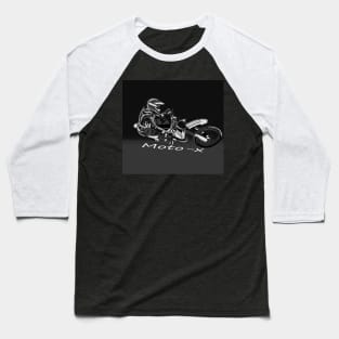 MOTO-X Racer Baseball T-Shirt